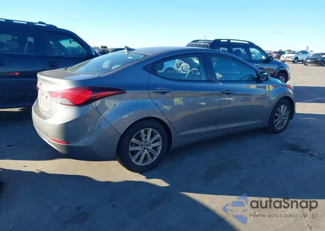 2014 Hyundai Elantra Se z USA, uszkodzony, nr VIN 5NPDH4AEXEH516839
